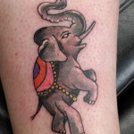 Elephant tattoo