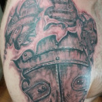 Armour tattoo