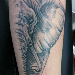 Elephant tattoo