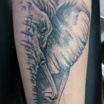 Elephant tattoo